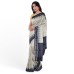 Maniabandhi Black Border White Cotton Saree