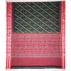 Maniabandhi Red border Cotton Saree