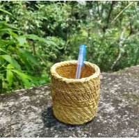 Golden grass pen stand 