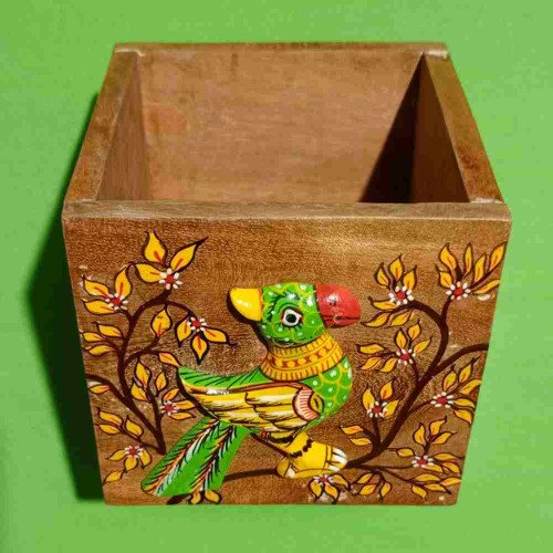 Wooden Painted Planter 1