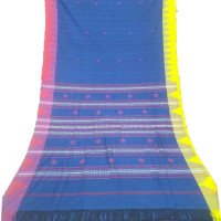 Blue Color Kotpad Handloom Cotton Saree