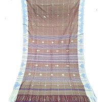 White Color Border Kotpad Handloom Tasar Saree