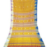 Yellow Color Kotpad Handloom Tasar Saree