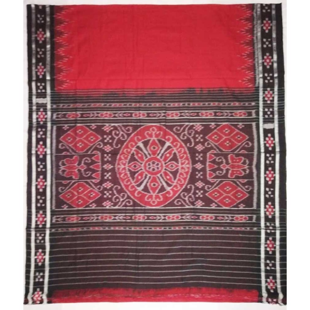 fcity.in - Sambhalpuri Papa Silk Saree With Pasapalli Meena Border / Banita