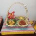 Sabai Grass Utility Dry Fruit Chocolate Tray Mandir basket with handle