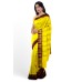 Yellow With Maroon Border Hand Woven Kotpad Saree