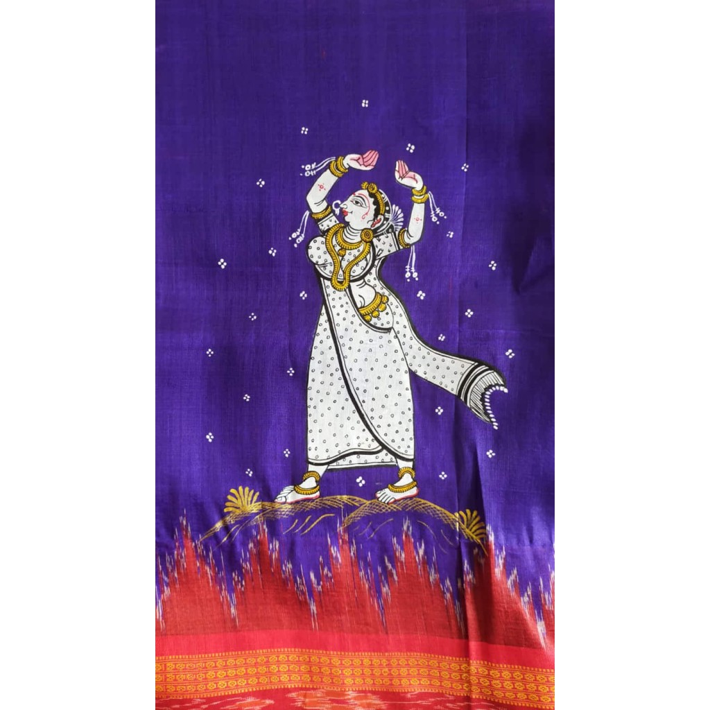 COTTONSILK & KHANDUAPATA Odisha Sambalpuri Handloom Ikat Women's Cotton  Saree, Odisha Handloom Handmade Pure Cotton Khandua Saree, Ikkat Orissa  Traditional Handloom Saree Without Blouse CK03 : Amazon.in: Fashion