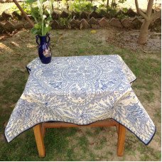 HAND-PAINTED MADHUBANI TABLE CLOTH