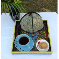 HAND-PAINTED MADHUBANI TEA COZY