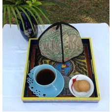 HAND-PAINTED MADHUBANI TEA COZY