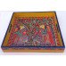 Madhubani , Hand Painted Serving Tray