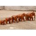 Handmade Wooden Elephant Pack of 5