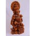 Handmade Wooden Lord Ganesh 12 cm x 6 cm x 15 cm Brown KFACPC 17