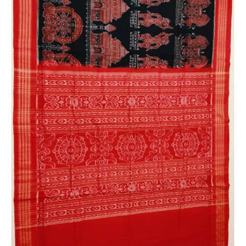 Sambalpuri Temple Printed Saree