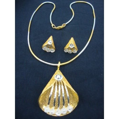 Gold Plated Pendant Sets 3027074